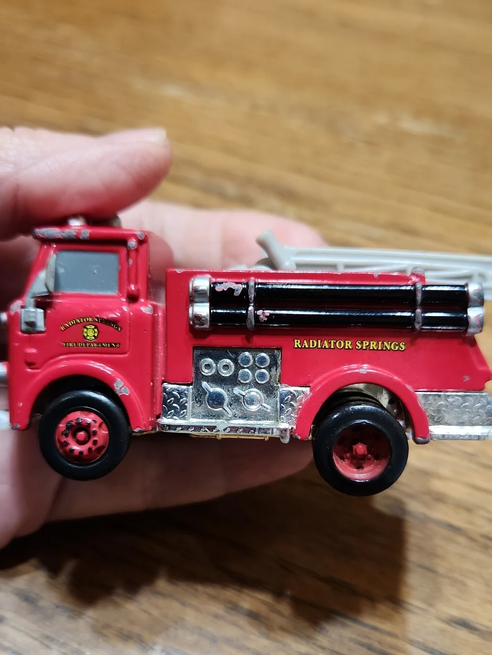 Disney Pixar Cars Action Red Firetruck Raditor Springs Mattel